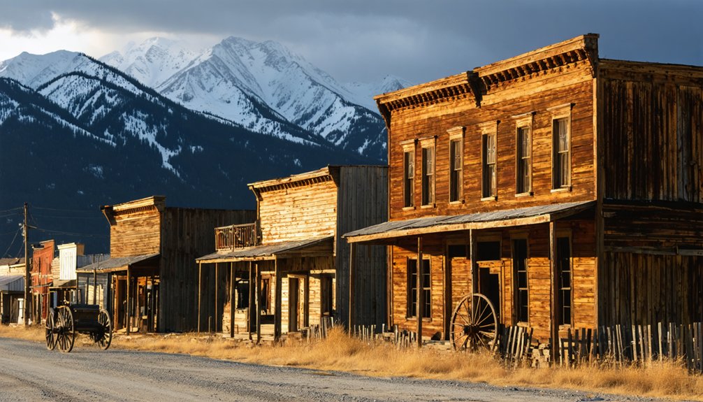 abandoned mountain mining town