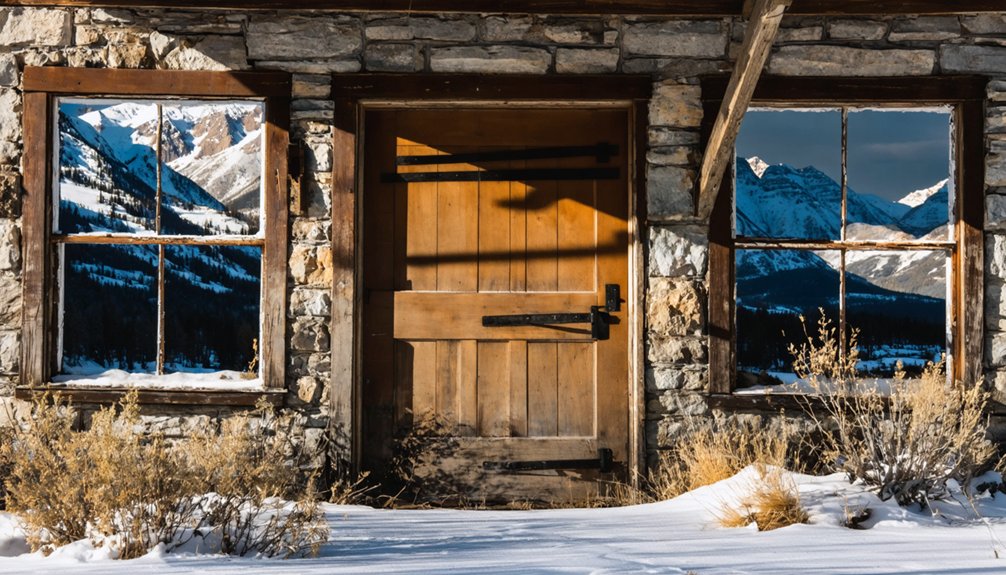 abandoned mountain mining village