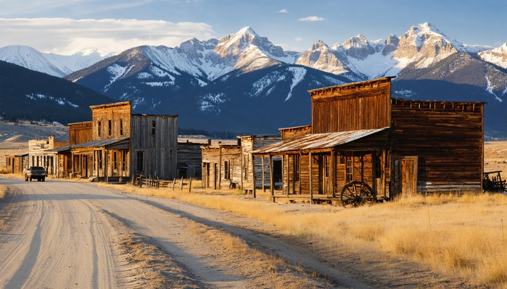 abandoned mountain mining village