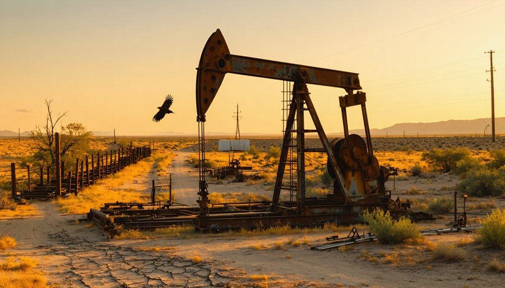 abandoned oil drilling history