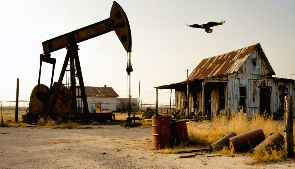 abandoned oil town sites