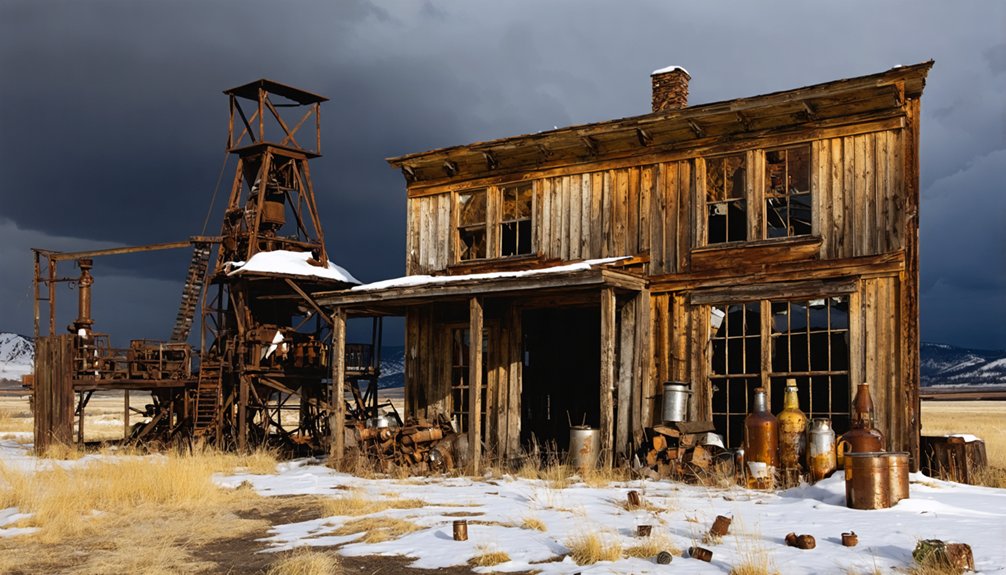 abandoned silver mining town