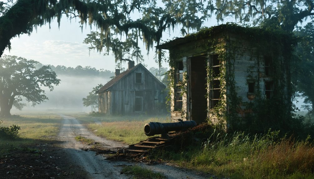 abandoned southern military outposts