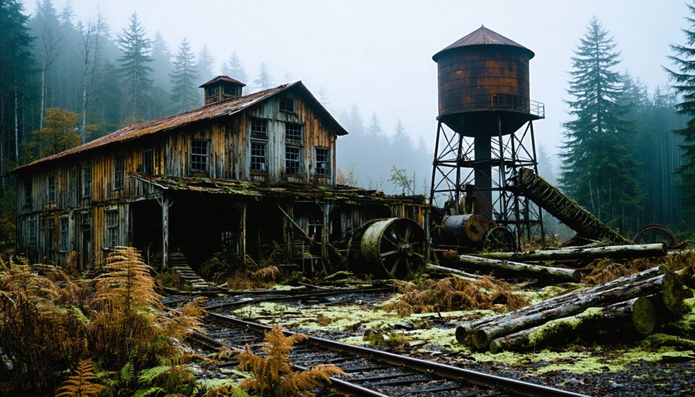 abandoned timber towns exploration