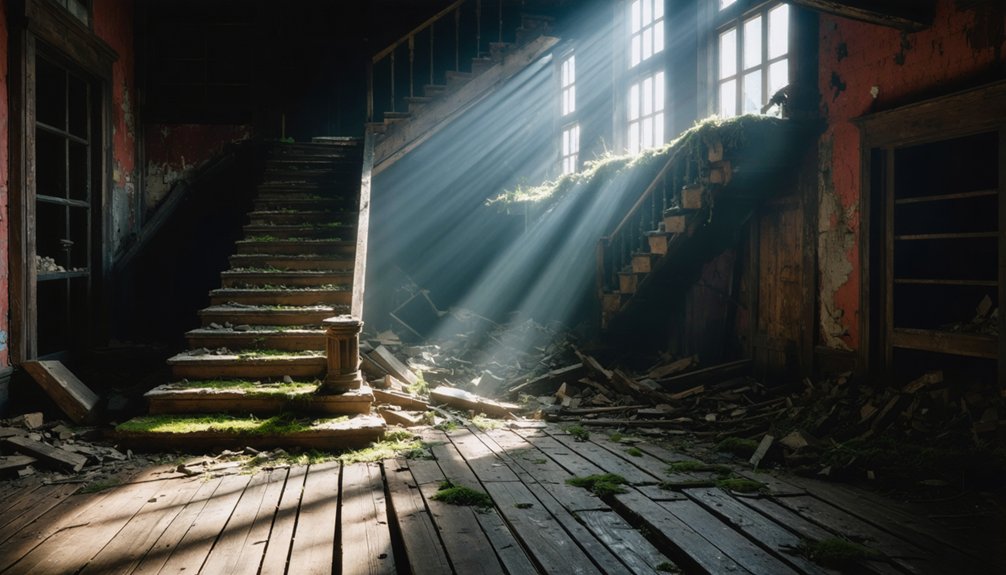 abandoned towns pose structural hazards