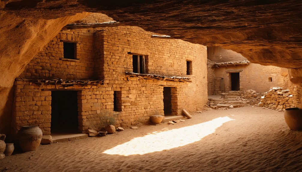 ancient cliff dwellings preserved