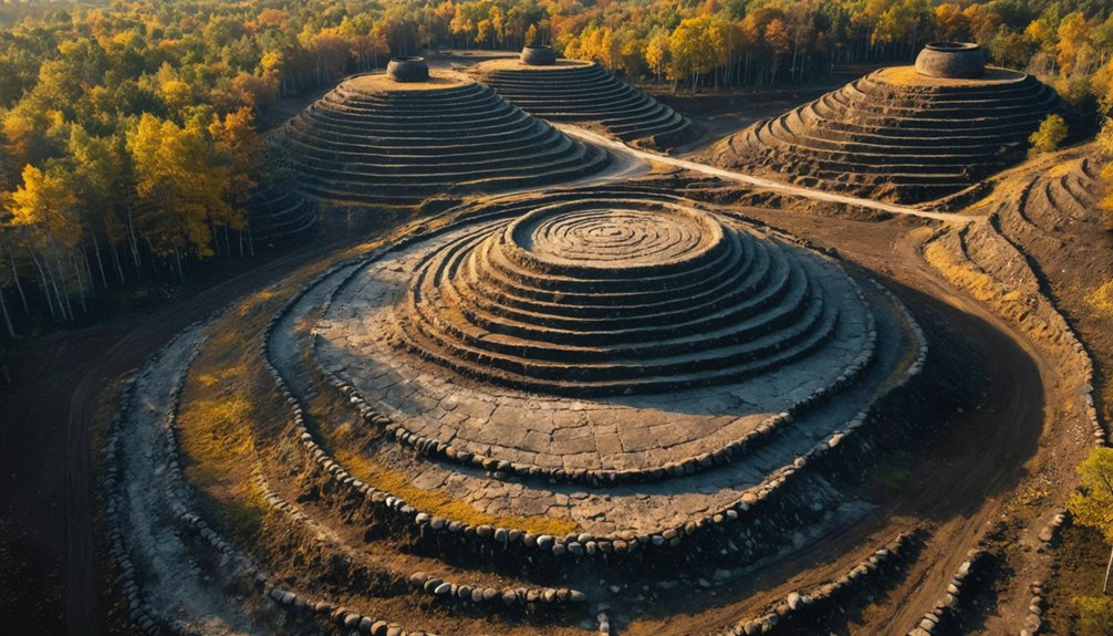 burial earthworks reflect spirituality