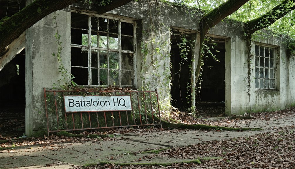 camp livingston s wwii ruins