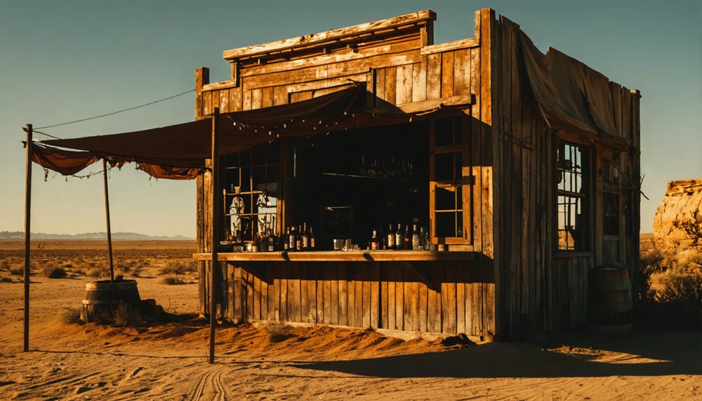 capture haunting ghost town aesthetics