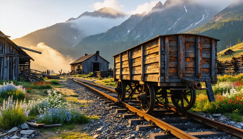 capture mining town remnants