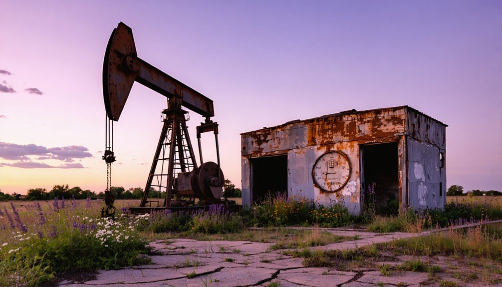 capturing abandoned oil towns