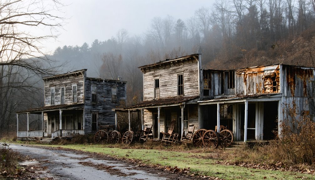 civil war ghost towns preserved