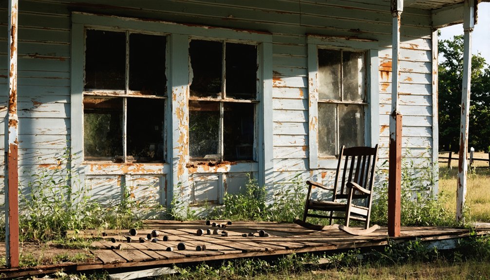 civil war ghost towns remnants