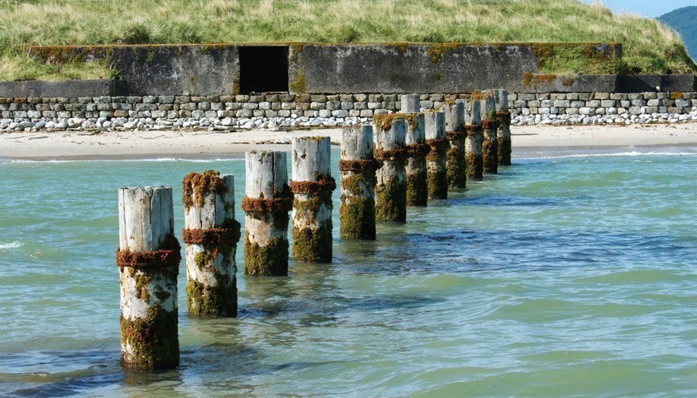 coastal fishing infrastructure remnants