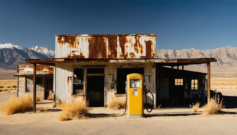 desert pit stop remnants