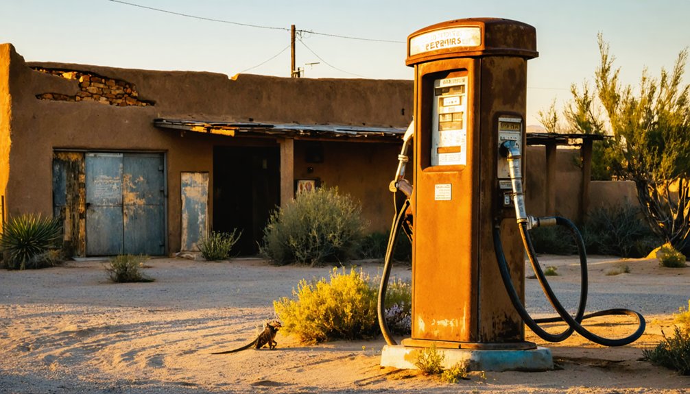 desert reclaims abandoned rice