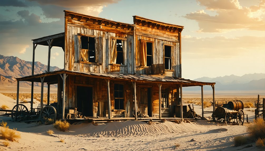 desert ruins of gold rush