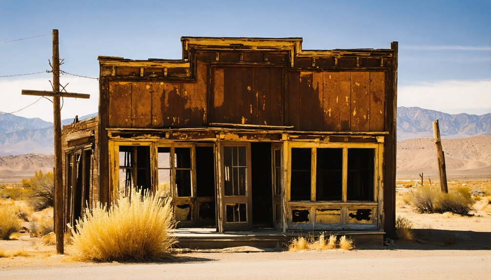 deserted california ghost town