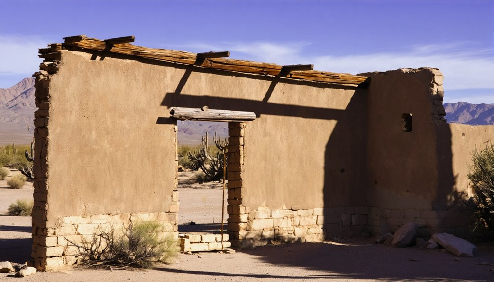 deserted military outpost ruins