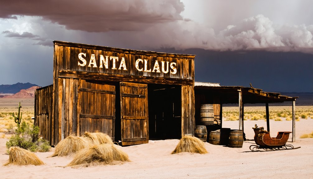 deserted santa claus town
