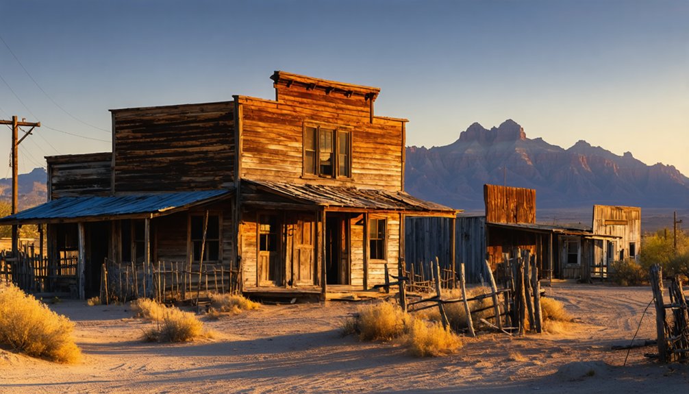 desolate desert town ruins