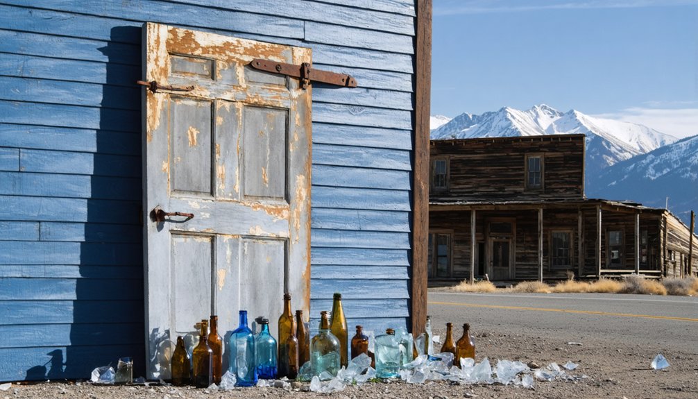 deteriorating mining district artifacts