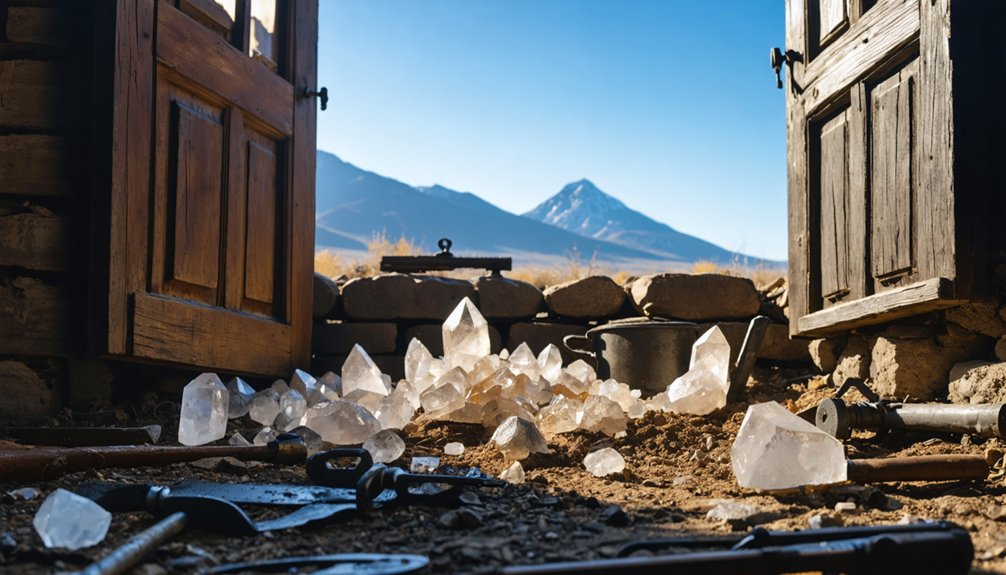 diamonds found amidst gold