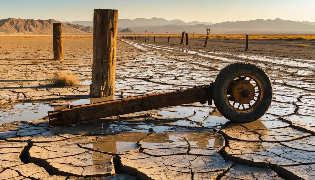 drought exposes historic ghost town