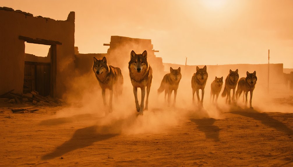 eerie ghost town howls