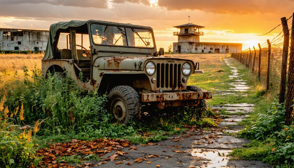explore abandoned military sites