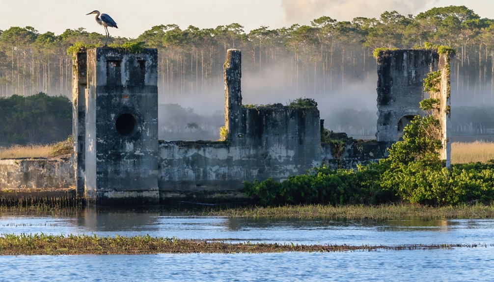 forgotten coastal military fortification