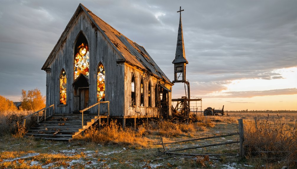 forgotten mining town remnants