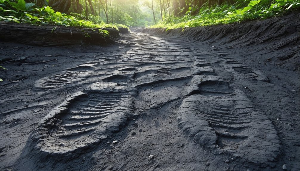 fossilized footprints reveal history