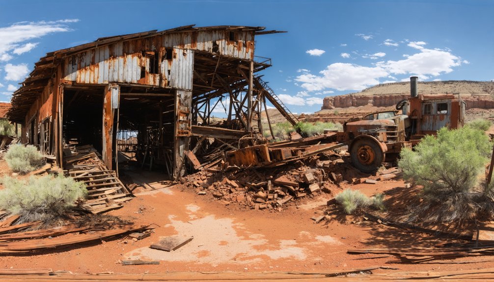 ghost town from mining