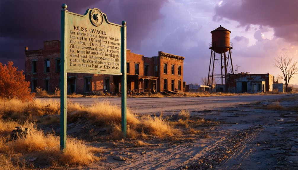 ghost town historical markers