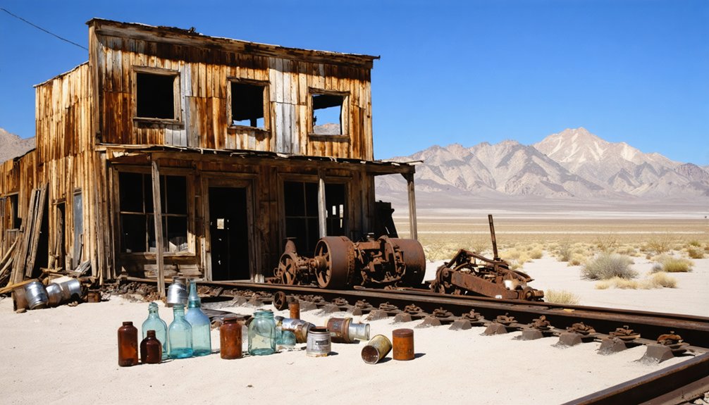 ghost town mining remnants