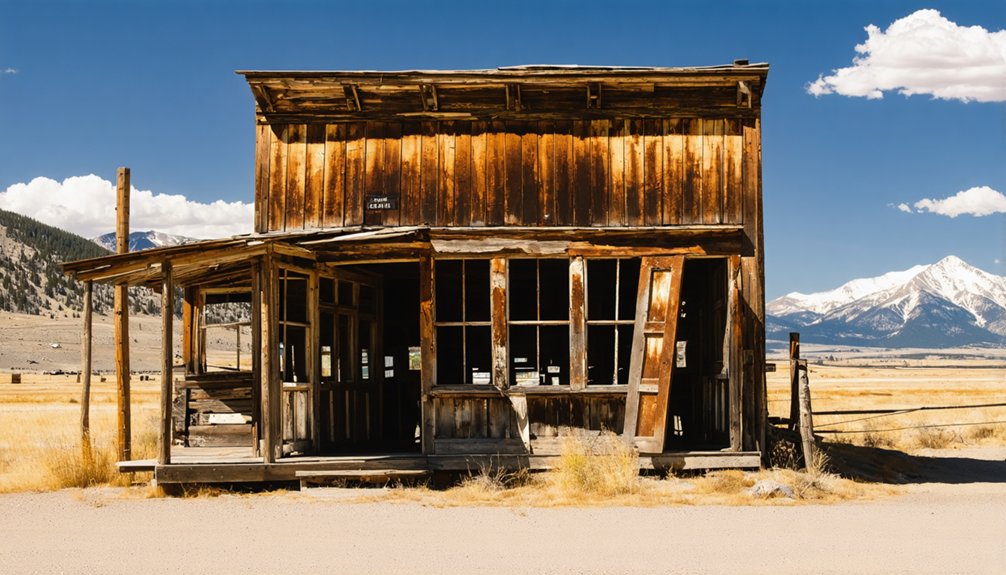 ghost town mining remnants