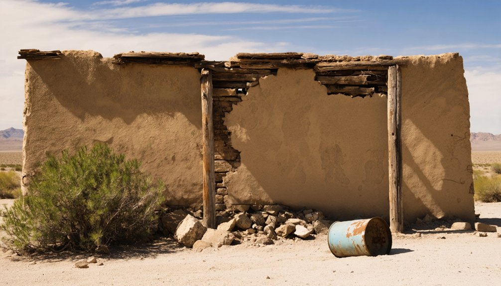 ghost town mining remnants