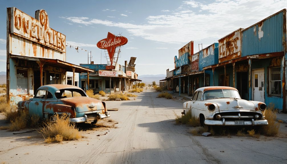 ghost town ruins photography
