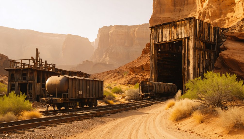 ghost towns and mining sites