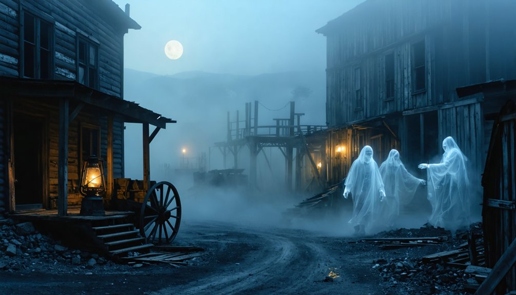 ghostly miners haunt towns