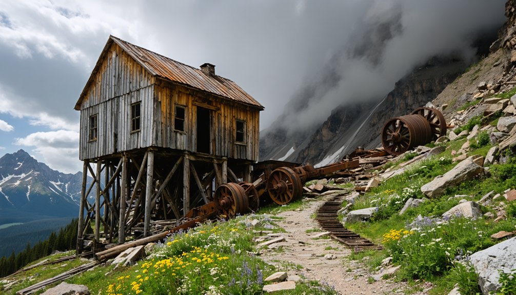 ghostly remnants of prosperity