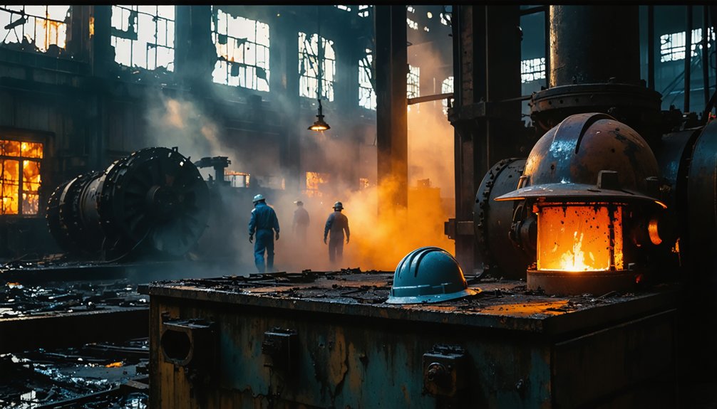 ghostly workers haunt factories