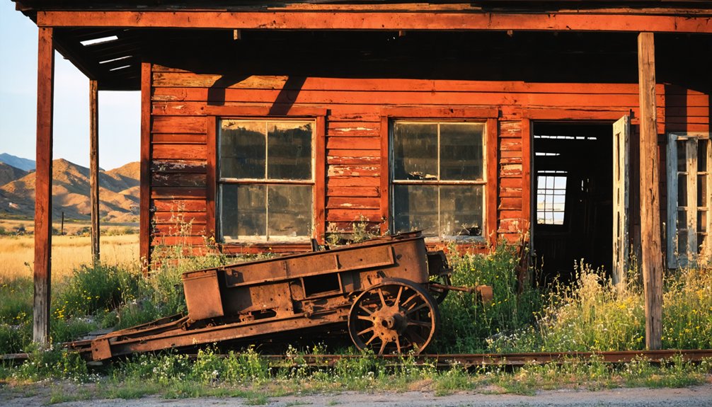 gold rush town declines