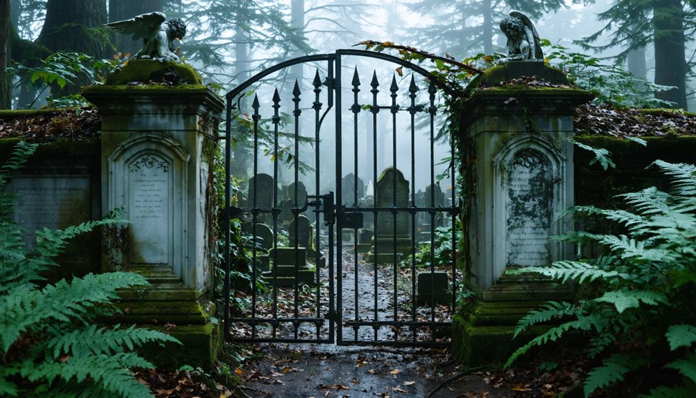 haunted cemeteries in ghost towns