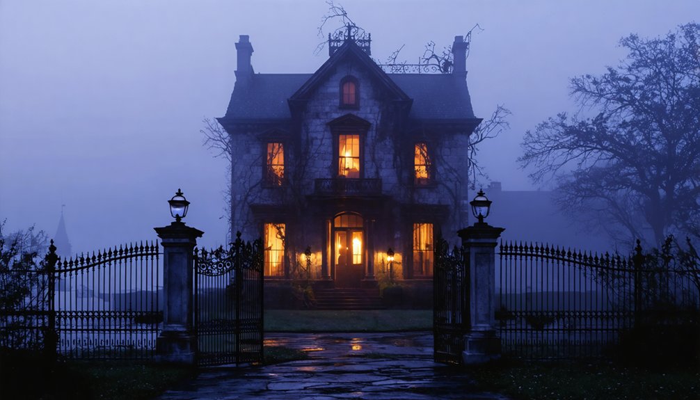 haunted mansions and taverns