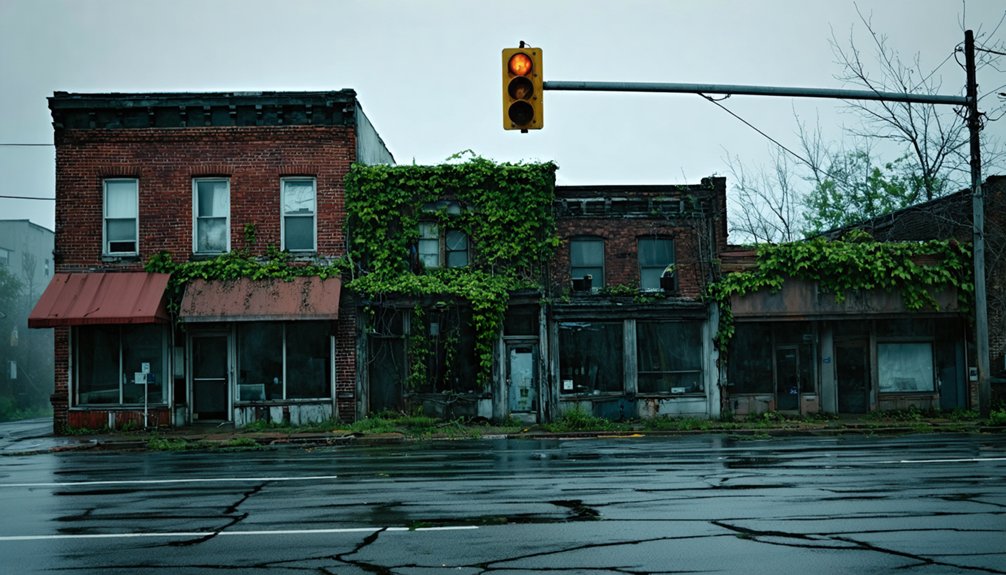 haunting deserted eastern towns