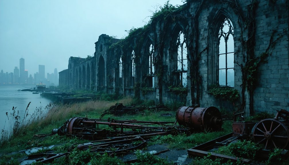 haunting medical architectural decay