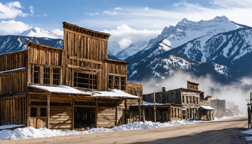 historic ghost town remnants