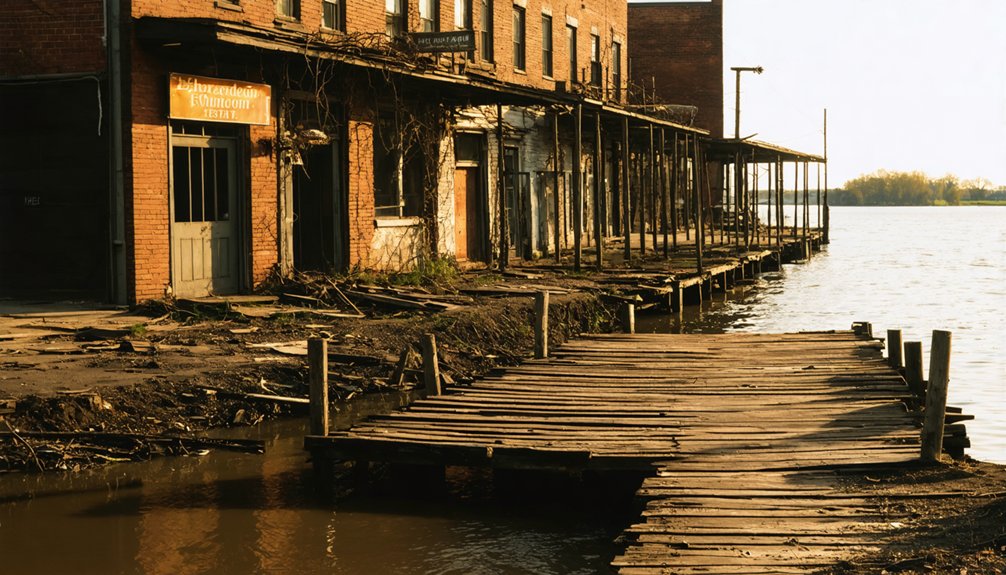 historic river ghost towns